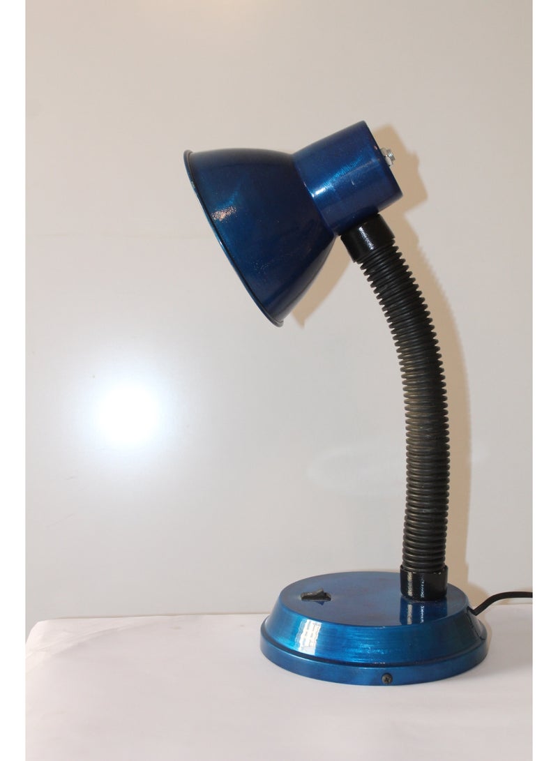 Table lamp with flexible arm moves 360 degree-blue color - Image 3